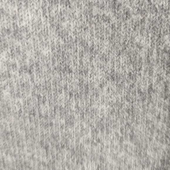 J Crew Chunky Crewneck Cropped Sweater Supersoft Yarn Gray Merino Wool Blend XL - Picture 14 of 16